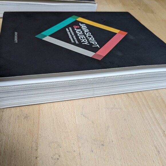 Web Design with HTML, CSS, JavaScript and JQuery Set by Jon Duckett (pre-owned) - Picture 5 of 8